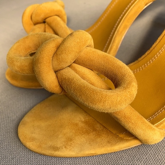 🔅host pick🔅ZIMMERMANN sculptural bow Heeled Sandals size 38 - Picture 6 of 10